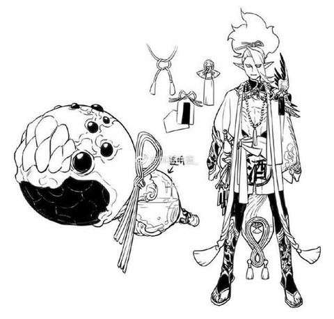 阴阳师天狗画什么图案