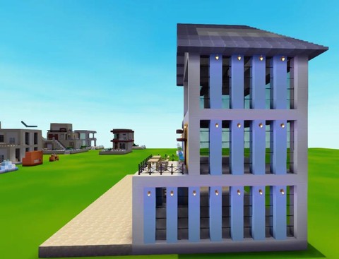 迷你世界怎么建办公室